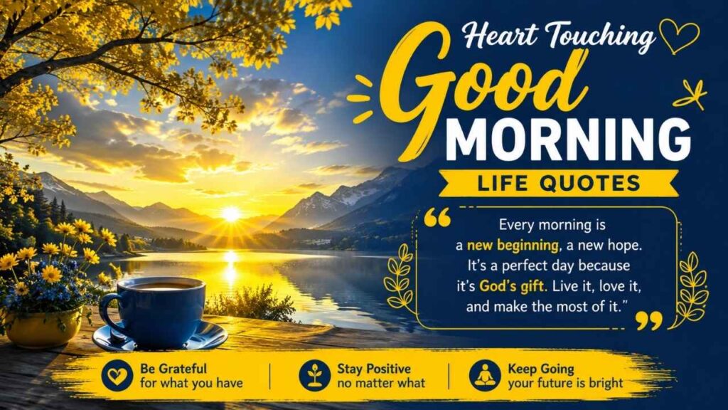 Heart Touching Deep Meaningful Good Morning Life Quotes