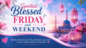 Spiritual Blessed Friday and Weekend
