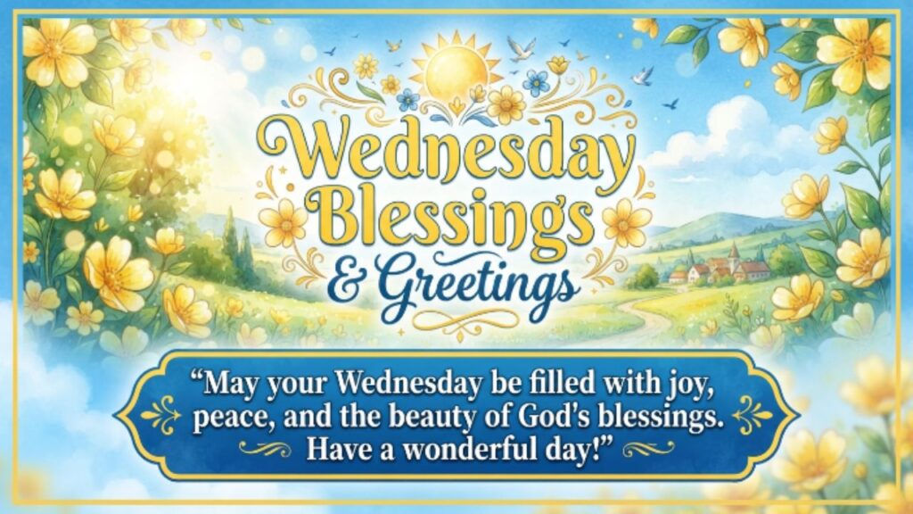 Wednesday Blessings and Greetings