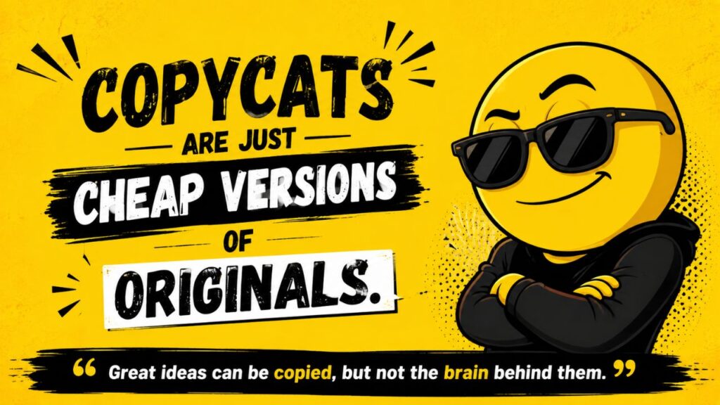 Sarcastic Quotes for Copycats: Bold Savage Quotes