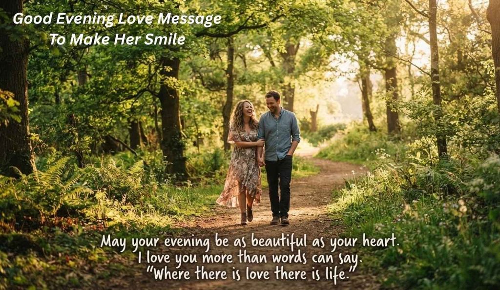 Good Evening Love Message to Make Her Smile: Magical Wishes